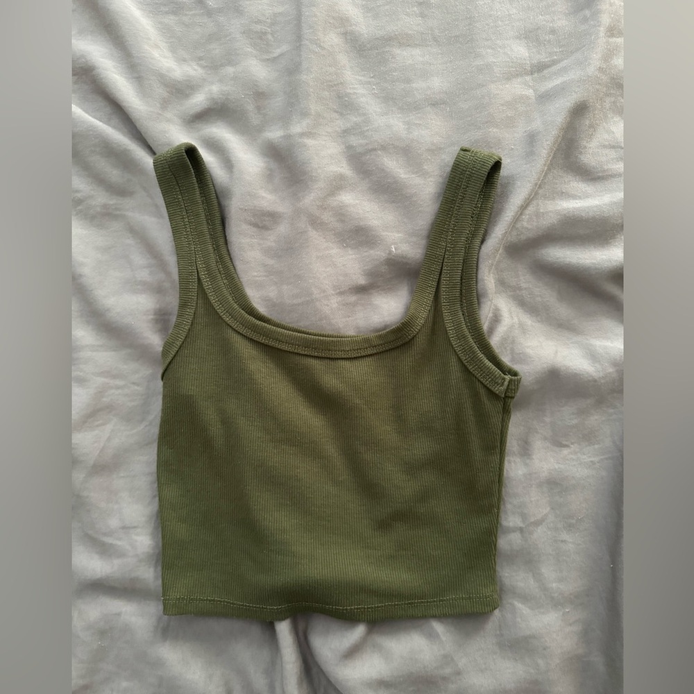 Green shein tank top size small